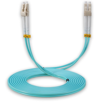 Conexão de telecomunicações SC LC UPC para LC UPC OM4 SR Duplex Fiber Optic Patch Cord
