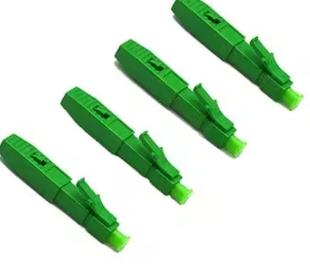 Conector rápido LC/APC de fibra óptica de fácil acesso para telecomunicações