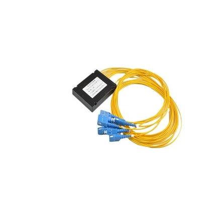 4G Rede ABS Caixas de plástico Tipo Fibra Óptica PLC Splitter Com Conector SC/APC LC/APC Para PON FTTX E CATV