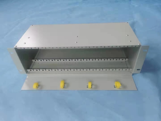 Comunicação de Telecomunicações 19 &quot;Fibra Óptica Rack Mount Splitter Cabinet LGX Tipo Chassis