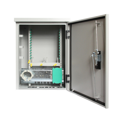 Sistema de fibra de distribuição FTTH padrão/customizado Cabinet óptico ODF exterior 144 Core