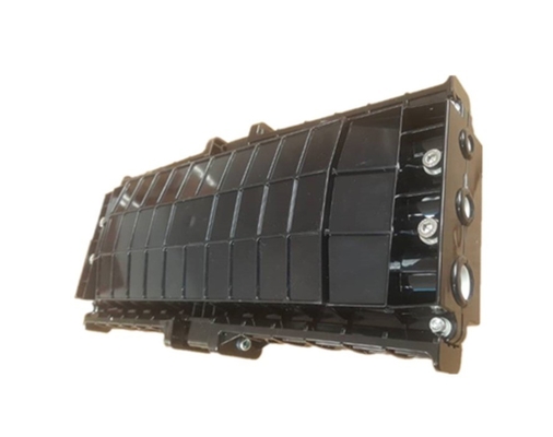 FTTH PC/ABS Material Fibra Óptica Junção de fechamento de splice para 12-288 Core Tipo Horizontal