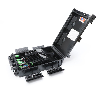 PC ABS Material 8 Núcleo Fibra Óptica Terminal CTO/NAP Caixa de Distribuição com PLC Splitter 1x8