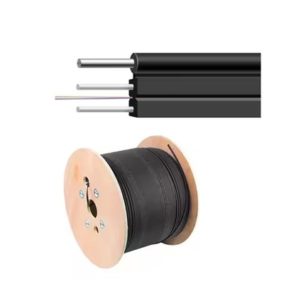 Telecomunicações G657a Frp Kfr Drop Indoor Ftth Fiber Optic Cable para necessidades personalizadas