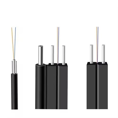 Telecomunicações G657a Frp Kfr Drop Indoor Ftth Fiber Optic Cable para necessidades personalizadas