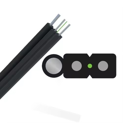 Telecomunicações G657a Frp Kfr Drop Indoor Ftth Fiber Optic Cable para necessidades personalizadas