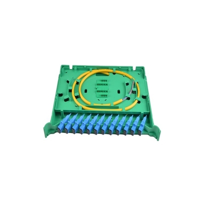 Quadro de distribuição mini-óptico de fibra exterior de 12 núcleos com bandeja de emenda de fibra versátil