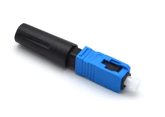 Conector rápido de fibra óptica para cabos FTTH de modo único ou multimodo SC/APC SC/UPC