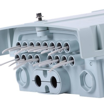 FTTX ODB NAP FTTH 16 Ways IP65 Caixa de divisão de cabo à prova d'água com material PC ABS