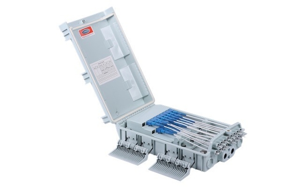 FTTX ODB NAP FTTH 16 Ways IP65 Caixa de divisão de cabo à prova d'água com material PC ABS