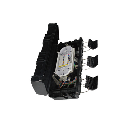 FTTX Pole Mounted 16 Cores Fibra Óptica Splice Closure/ Distribution Napbox Preto