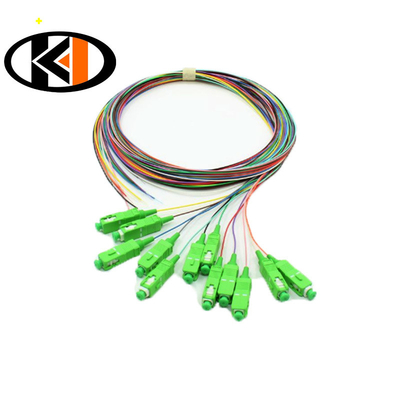 12Cords 1.5 2.0 3.0Meter Fibra Óptica Patch Cord SC/UPC 0,9mm com perda de retorno ≥50dB