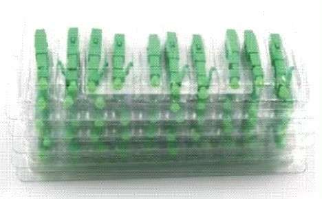 Conector rápido LC/APC de fibra óptica de fácil acesso para telecomunicações