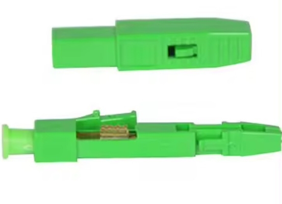 Conector rápido LC/APC de fibra óptica de fácil acesso para telecomunicações