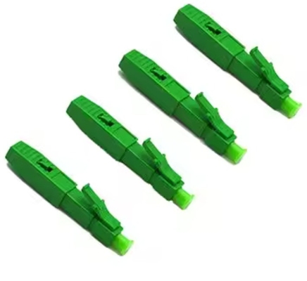 Conector rápido LC/APC de fibra óptica de fácil acesso para telecomunicações