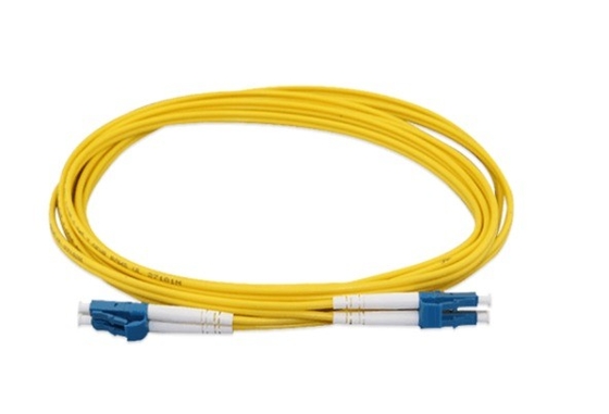 Cable de fibra 14130199 SS-OP-D-LC-S-10 LC/PC-LC/PC-Modo Único-G6.652D-2MM-10M-PVC-YE cordão AOC MPO