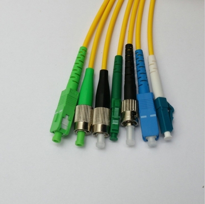 Cable de fibra 14130199 SS-OP-D-LC-S-10 LC/PC-LC/PC-Modo Único-G6.652D-2MM-10M-PVC-YE cordão AOC MPO
