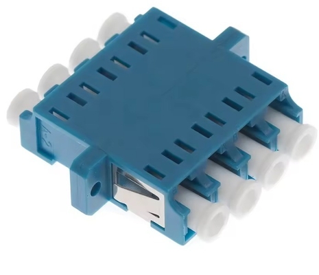 SM MM 4 Port LC APC/UPC 4 Adaptador duplex de fibra óptica para transmissão de sinal de fibra