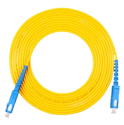 Cable de fibra 14130199 SS-OP-D-LC-S-10 LC/PC-LC/PC-Modo Único-G6.652D-2MM-10M-PVC-YE cordão AOC MPO