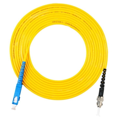 Cable de fibra 14130199 SS-OP-D-LC-S-10 LC/PC-LC/PC-Modo Único-G6.652D-2MM-10M-PVC-YE cordão AOC MPO