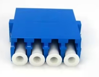 SM MM 4 Port LC APC/UPC 4 Adaptador duplex de fibra óptica para transmissão de sinal de fibra