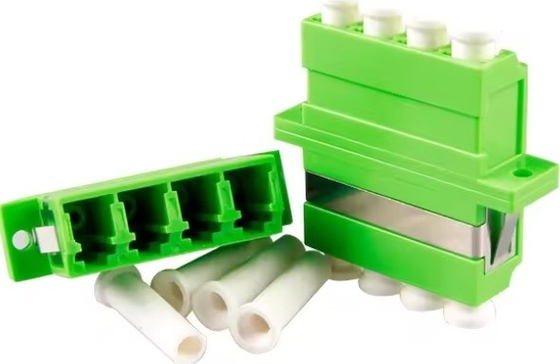 SM MM 4 Port LC APC/UPC 4 Adaptador duplex de fibra óptica para transmissão de sinal de fibra