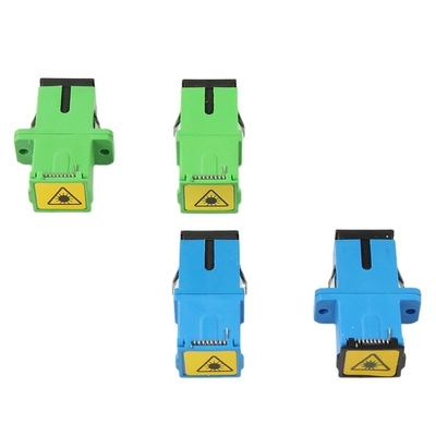 SC APC SC UPC SX Adaptador de fibra óptica de uma peça sem flange para transmissão de sinal