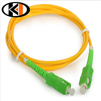Tipo de fibra de telecomunicações SM LSZH 2mm Patch Cord com baixas perdas e opções de comprimento