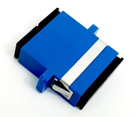 Adaptador de fibra óptica SC Adaptadores ópticos duplex de modo único com conector SC de obturador