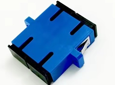 Adaptador de fibra óptica SC Adaptadores ópticos duplex de modo único com conector SC de obturador