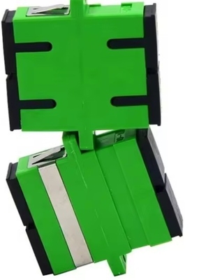 Adaptador de fibra óptica SC Adaptadores ópticos duplex de modo único com conector SC de obturador
