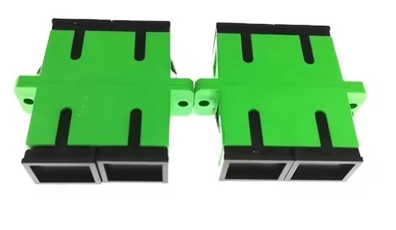 Adaptador de fibra óptica SC Adaptadores ópticos duplex de modo único com conector SC de obturador