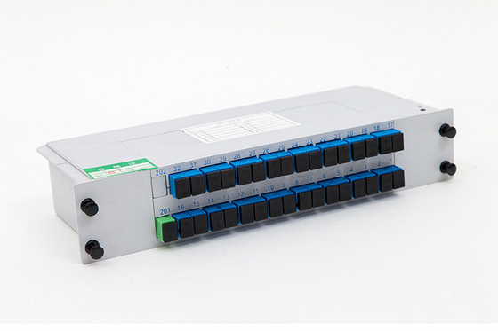 1*16 1*32 Conector SC LGX PLC Cassete PLC Splitter Fibra Tipo G657 ou personalizado 3 vezes