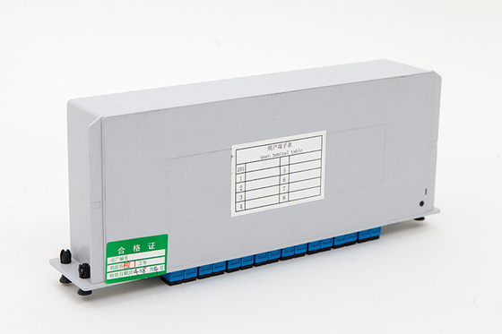 1*16 1*32 Conector SC LGX PLC Cassete PLC Splitter Fibra Tipo G657 ou personalizado 3 vezes
