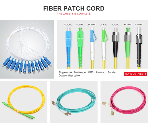 Modo único 9/125 Duplex SC/UPC-SC/UPC Cordão de Ligação de Fibra Óptica para Telecomunicações