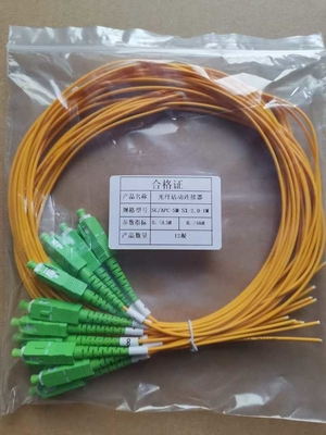 ST UPC para ST UPC Single Mode PVC 3.0mm LSZH Fibra Óptica Patch Cord para Alta Largura de Banda