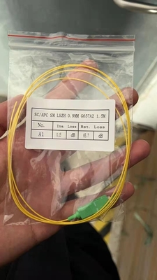 ST UPC para ST UPC Single Mode PVC 3.0mm LSZH Fibra Óptica Patch Cord para Alta Largura de Banda