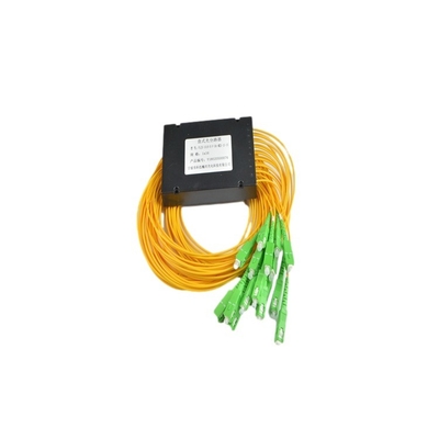 EPON GPON Fibra Óptica ABS Caixa Tipo PLC Splitter Optico Splitter 1x8 Directividade dB ≥55