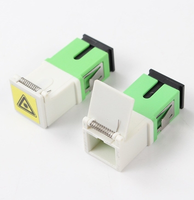 Acoplador de flange FTTH SC Adaptador de fibra óptica com c-ap de poeira e perda de inserção IL 0.2db