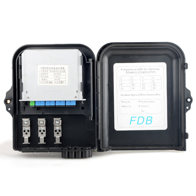 Telecomunicações 8-Port FTTX Outdoor LGX Fibra Óptica Splitter Box Distribuição