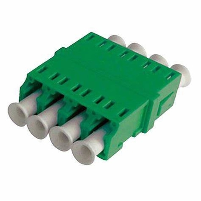 Adaptador de fibra óptica FTTH LC Quad Flange Coupler 4 LC para 40 a 85 Temp Compatibilidade