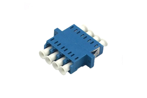 Adaptador de fibra óptica FTTH LC Quad Flange Coupler 4 LC para 40 a 85 Temp Compatibilidade