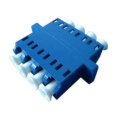 Adaptador de fibra óptica FTTH LC Quad Flange Coupler 4 LC para 40 a 85 Temp Compatibilidade