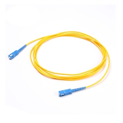 Impressora de fibra óptica para telecomunicações, com conectores SC-SC e cabo de cauda