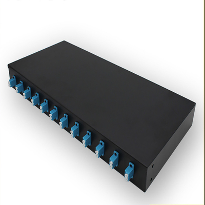 19 polegadas 1u 2u Rack Mount Slide Rail Drawer Fibra Óptica PLC Splitter Patch Panel Odf 3
