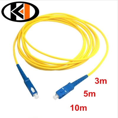 Impressora de fibra óptica para telecomunicações, com conectores SC-SC e cabo de cauda