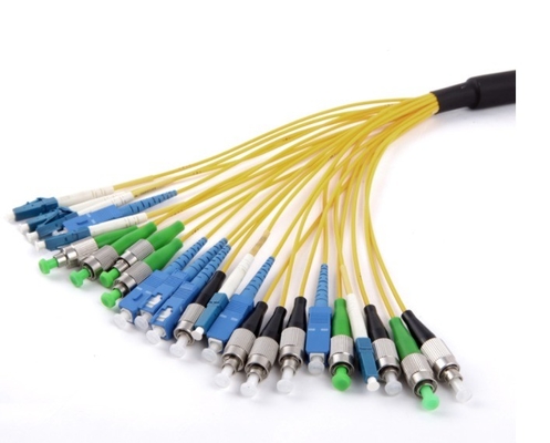 Impressora de fibra óptica para telecomunicações, com conectores SC-SC e cabo de cauda