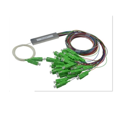 2x8 2x16 2x32 Fibra Óptica PLC Splitter Tubos de Aço Cabo 2 Way 4 Way 8 16 Way