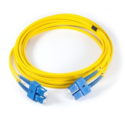 Fibra óptica Jumper G657a2 Single Mode Patch Cord com conector SC FC ST LC UPC Tipo