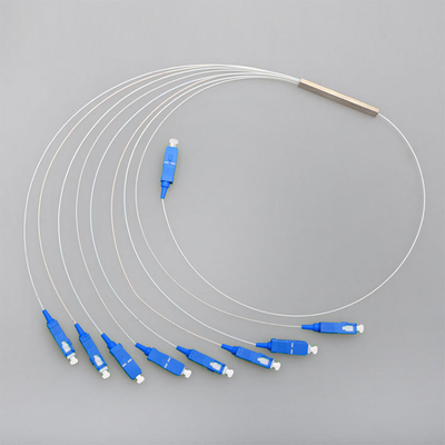 Caixa de divisão de fibra óptica FTTH de mini-tipo e estabilidade de temperatura -40-85 C dB 0.5